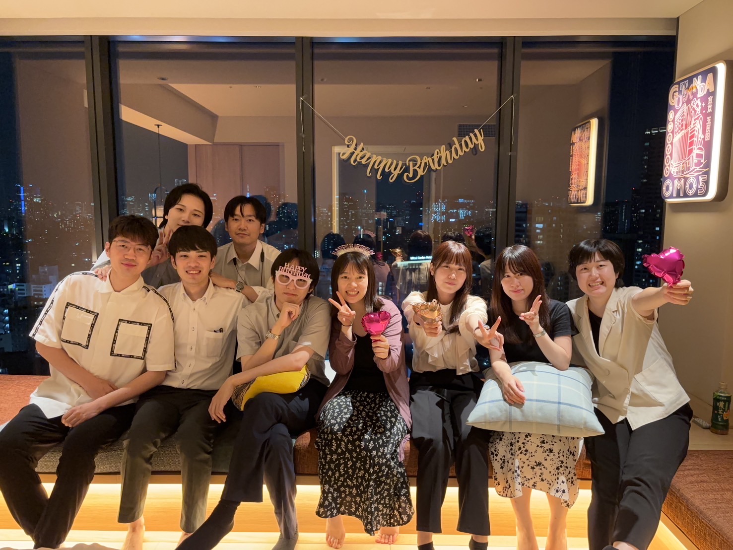 同期会を開催！オフィス開所記念企画を利用して、「OMO5東京五反田 by 星野リゾート」に宿泊